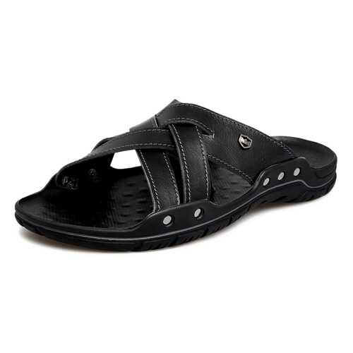 Шлепанцы мужские Alessio Nesca 03106030 черные 44 RU в Timberland