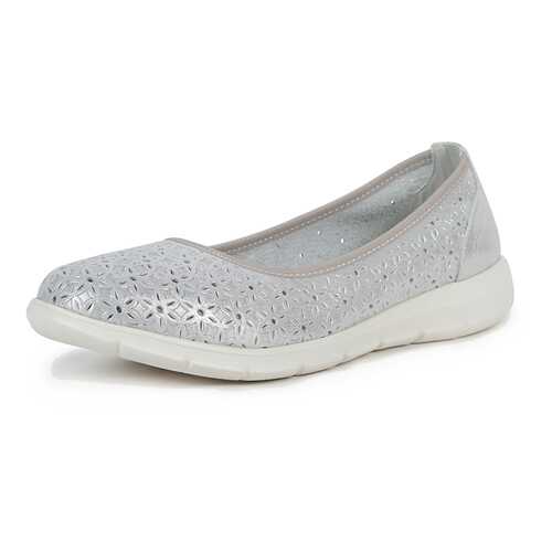 Балетки женские Alessio Nesca Comfort ZS20S-32A серебристые 40 RU в Timberland