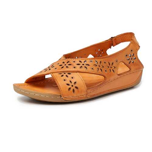 Сандалии женские Alessio Nesca TR-AMR-095A оранжевые 39 RU в Timberland