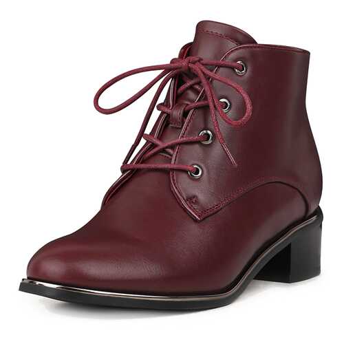 Ботильоны женские T.Taccardi K0575MH-1A бордовые 36 RU в Timberland