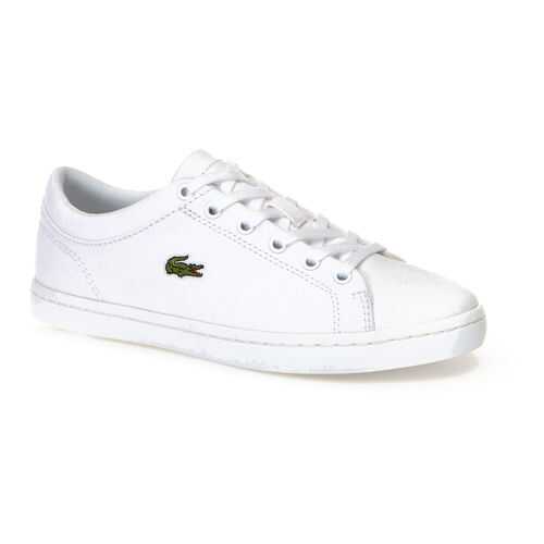 Кеды женские Lacoste Straightset BL 2 белые 40 RU в Timberland