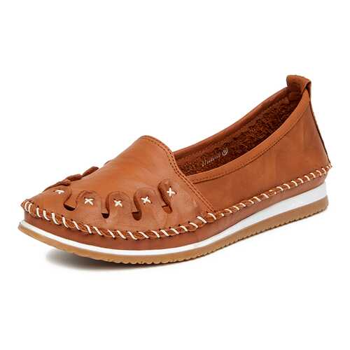 Мокасины женские Alessio Nesca TR-TA-19-Y-02 коричневые 38 RU в Timberland