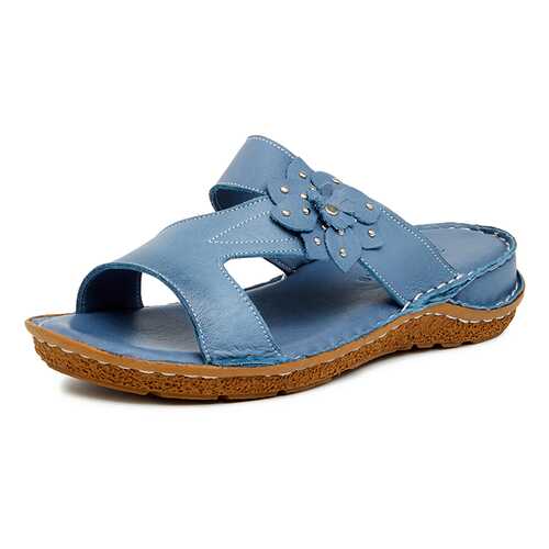 Шлепанцы женские Alessio Nesca Comfort 710018219 голубые 38 RU в Timberland