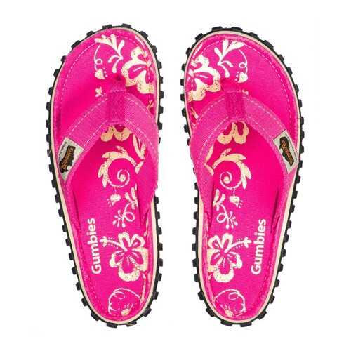 Шлепанцы женские Gumbies Islander Canvas Pink Hibiscus 2020 (36) в Timberland