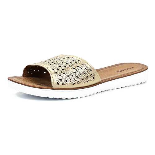 Шлепанцы женские T.Taccardi 710018125 золотистые 38 RU в Timberland