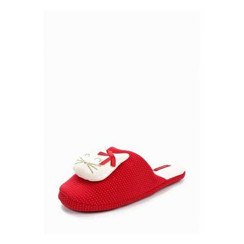 Домашние тапочки женские Halluci Кошечки красные 38-39 RU в Timberland